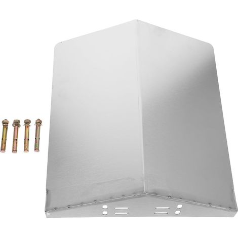 Cache de Protection pour Appareil Photo Extérieur en Acier Inoxydable Anti-pluie, Étanche et Résistant aux Intempéries, Installation Facile, pour Caméras de Sécurité et Bullet (1/5)