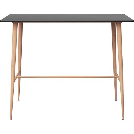 Maison Exclusive - Tavolo da Bar Nero 120x60x105 cm (1/5)
