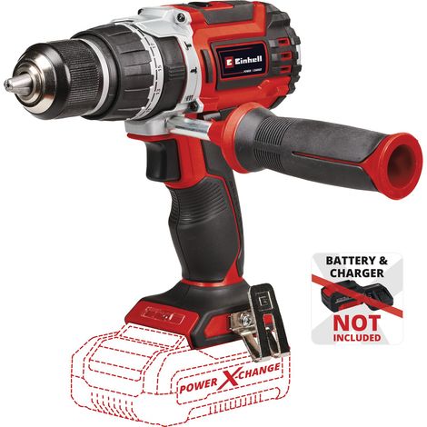 Einhell Professional Perceuse Visseuse à percussion sans fil TP-CD 18/60 Li-i BL-Solo PXC (Li-Ion, 18V, Brushless, Couple 60 Nm) Livré sans Batterie et Chargeur