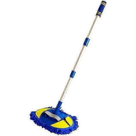 Brosse de lavage de voiture en microfibre, gant et manche extensible, outil de lavage (1/4)