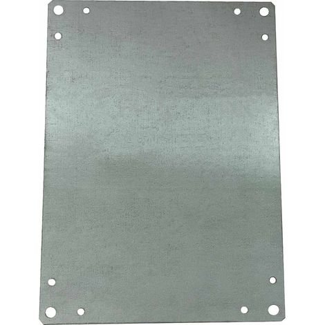 Plaque De Montage Tole électrozinguée Pour Coffret Polyester Aria 43 - 415x315