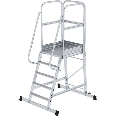 MUNK Podesttreppe einseitig begehbar fahrbar 5 Stufen (1/3)