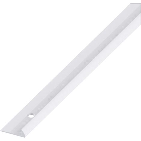 alfer Rund-Abschluss-Profil 1 m, 21.5 x 5 mm Aluminium eloxiert silber Profil (1/2)