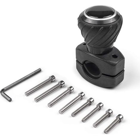 Dailygoods, Volante Deluxe, Volante Universal, Fácil de Instalar, Pomo Giratorio Suave, Se Adapta a Volantes Diámetros 0.5" 1.75", Pomo Volante (1/5)
