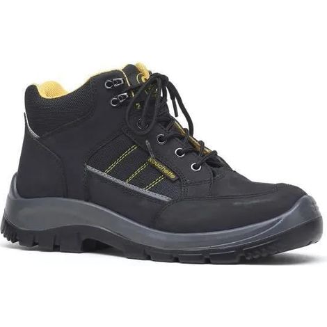 Scarpe antinfortunistiche HAMILTON nere e gialle T42 Rouchette
