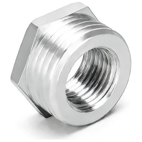 Douille hexagonale de réduction, 4 raccords tuyauterie en acier inoxydable 304, filetage mâle 1/2\ (1/5)