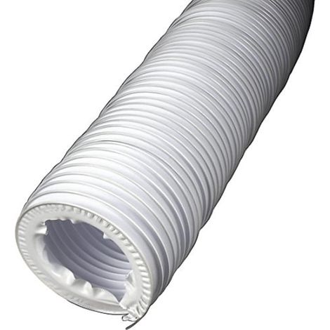 1 Tuyau d'Évacuation d'Air, Diamètre 102 mm, Longueur 2 m, PVC Souple, Pour Sèche-Linge