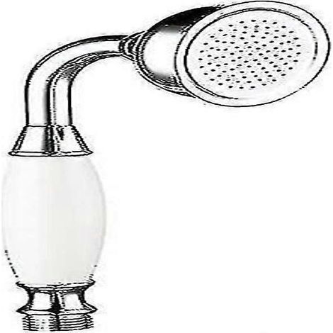 Pommeau de douche en laiton - Douchette victorienne en chrome poli, installation facile, raccord standard G1/2 (1/3)