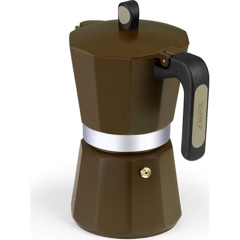 CAFETERA MONIX NEW CREAM 12T ALUMIN.FULL INDUCTION