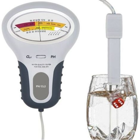 PC-102B CL2 Analizador de cloro y pH con sonda. Analizador de calidad del agua para piscinas y spas. (1/5)