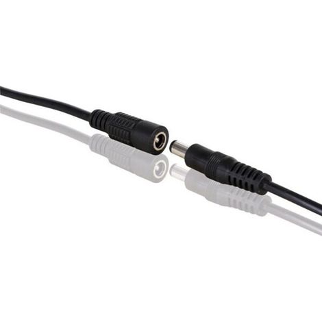 – Connecteur d'alimentation CC mâle-femelle 50 cm – Tension 24V – Courant 2A – Compatible bandes LED – LCON07