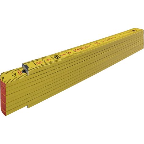 Stabila Holz-Gliedermaßstab Type 700 1304 Maßstab 2 m Buchenholz (1/2)