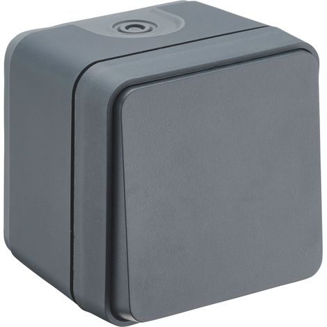 DEBFLEX - 730456 - CYKLONE IP55 Va et Vient Anthracite (1/4)