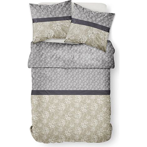 Housse de Couette Taies d'oreiller Marron 240 x 220 cm (1/3)