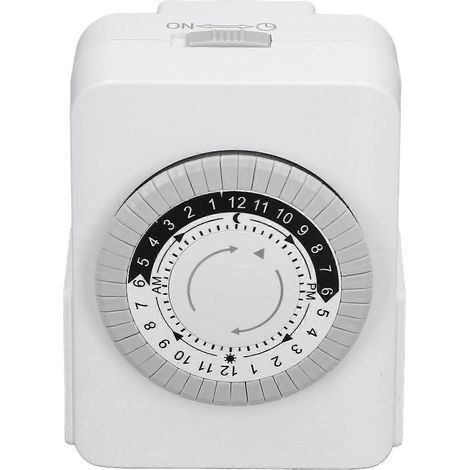 Intelligenter Zeitschaltuhr-Stecker mit 24-Stunden-Zyklus, elektronischer intelligenter Zeitschaltuhr-Steckdosenschalter, Countdown-Timer für Steckdose