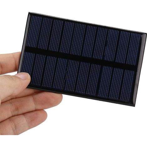 Mini panneau solaire polycristallin haute efficacité 1,2 W 5 V - Module de batterie pour téléphone portable, jouet (1/5)