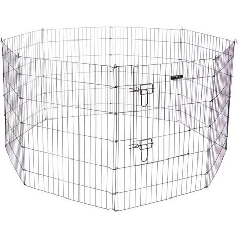 Kerbl Kleintiergehege Ã¸ 143 cm, 8 Zaunelemente je 57 x 78 cm,pulverbeschichtet (1/5)
