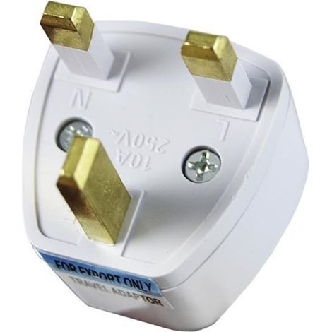 Adaptador de enchufe inglés JBM 13816 (1/2)