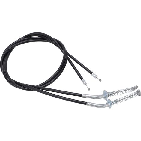 Jeu de Câbles de Frein Avant ATV, 2 Pièces, GY6 125 150 200, Construction en Acier, sensibilité de Freinage Améliorée et Distance d'arrêt Plus Courte