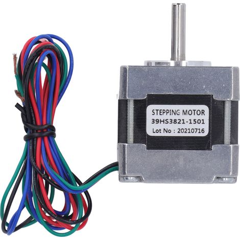 Schnell reagierender Schrittmotor mit hohem Drehmoment und geringem Geräuschpegel, 2-Phasen-Schrittmotor DC 7,8 V mit DC 20–50 V Treiber für CNC-Maschinen (1/5)