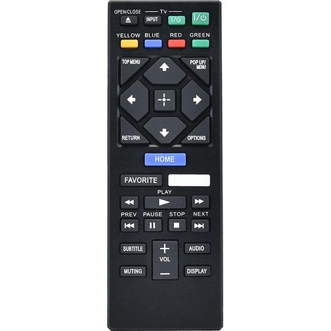 Télécommande noire résistante à l'usure Rmt-vb100u pour Bdpbx150, Bdp-bx150 et Bdp-bx350 (1/4)