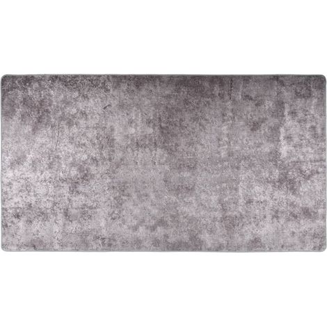 Tapis lavable antidérapant,Tapis de Salon,Cuisine,Bureau,Tapis de porte 190x300 cm Gris DVNEI107862 (1/5)