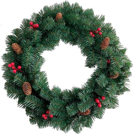 Ghirlanda Natalizia Fuori Porta Decorativa Entrata Corona Natale Bolzano, misura60cmcoloreBolzano (1/5)