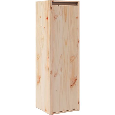 Wandschrank 30x30x100 cm Massivholz Kiefer