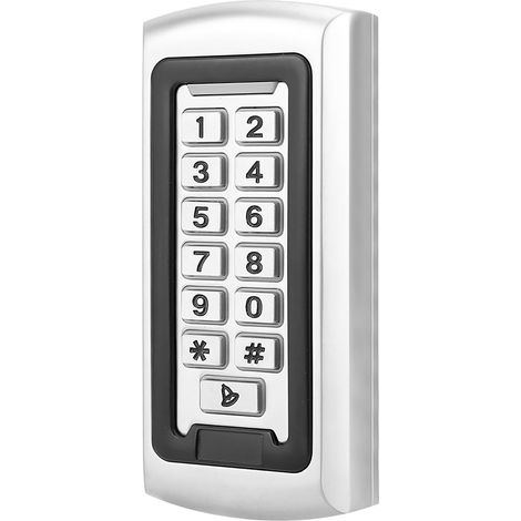 Clavier de sécurité extérieur RFID 125 kHz Wiegand 26, 2000 utilisateurs, étanche IP68 (1/5)