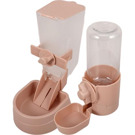 Distributeur Eau Nourriture pour Chiot Chaton Ou Chien à Suspendre Cage (1/5)