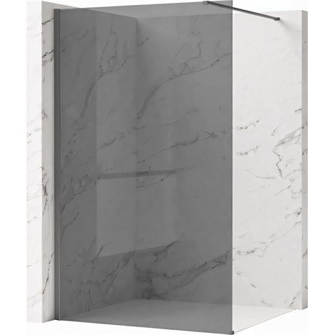 Paroi De Douche Rea Flexi Grey Titanium 90 (1/5)