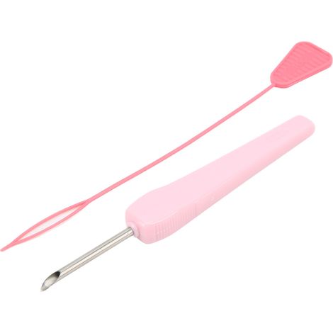 Set mit 3 ergonomischen, langlebigen und einfach zu handhabenden Sticknadeln zum Weben und Sticken. Tragbares Nähzubehör. (1/5)