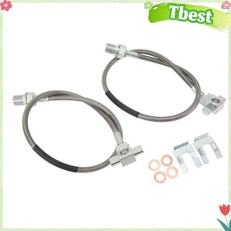 Ligne de frein en acier inoxydable, 2 pièces, remplacement 89340S pour Chevy C10 C20 C30 K10 K20 K30 K5 (1/4)