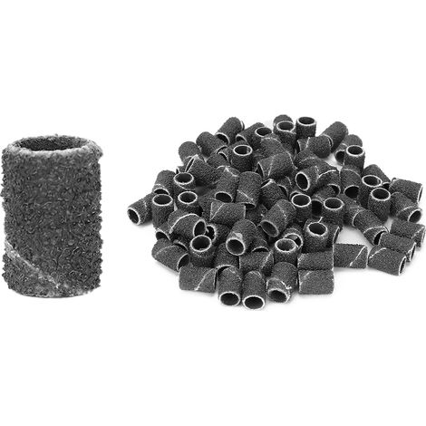 100 bandes de ponçage pour nail art, manucure et pédicure, accessoires pour perceuse à ongles, ToolsHQ-11 80 (1/5)
