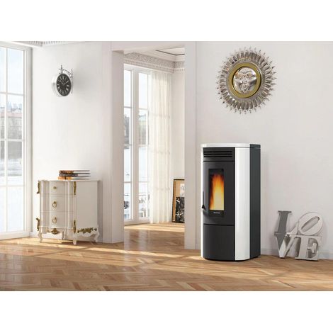 Ofen la nordica Stufa moderne rot 12 kW Stahl
