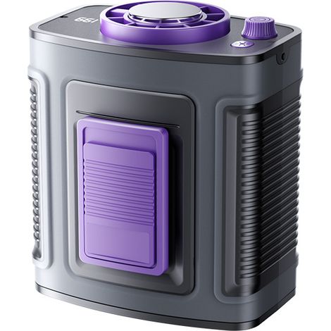 Mini Ventilateur à Clipser - Portable, Léger - Se Fixe sur Col, Ceinture ou Cou - USB Rechargeable - Alovez