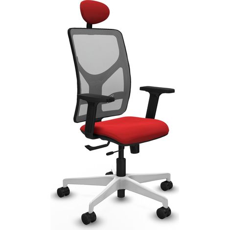 Sedia da ufficio piqueras y crespo Motilla rosso similpelle comoda (1/2)
