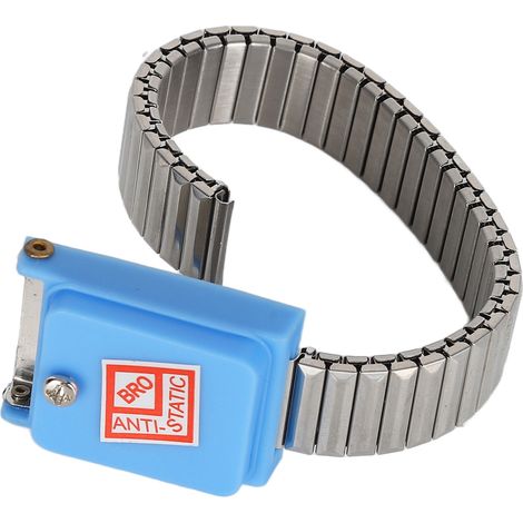 Kabelloses ESD-Armband, antistatische Armbänder, Isolierschicht aus Edelstahl, flexible Entladung für Telefonreparaturen und Elektronikwartung in Werkstätten.