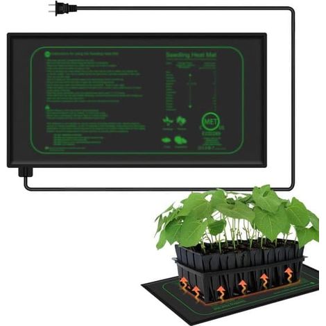 Filiyano-Tapis chauffant pour plantes - Tapis de croissance - Tapis chauffant pour plantes - 2552,5 cm - Température constante de 40 degrés Celsius (1/5)