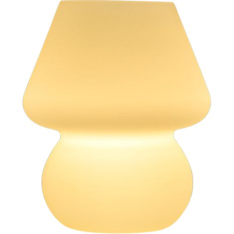 Lampe champignon, lampe de table en verre de Murano en forme de champignon de style rétro, idéale pour la décoration intérieure des chambres, salons, bureaux et autres espaces. (1/5)