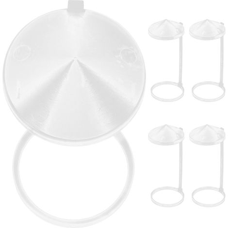 Protection anti-éclaboussures Healeved pour humidificateurs, lot de 5, plastique blanc, installation