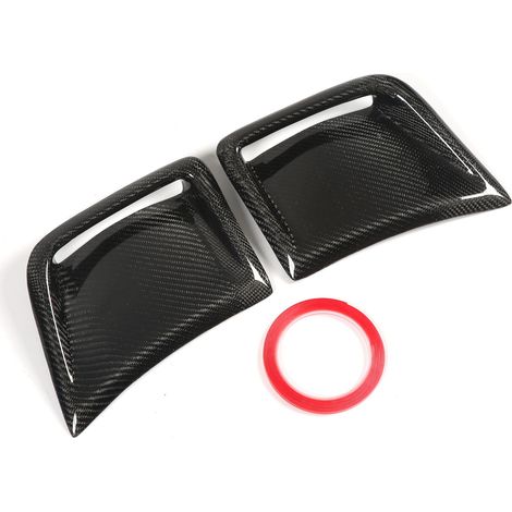 Copertura di ventilazione laterale del paraurti anteriore in fibra di carbonio, ricambio per STI WRX GRB Wagon 10a generazione 2008-2014