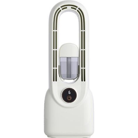 Climatiseur Mobile Sans Pales - Tendance Silencieux Humidificateur - Brume 6 vitesses éclairage coloré - Bureau domicile - Blanc (1/5)