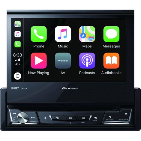 Pioneer AVH-Z7200DAB Ampli-tuner multimédia tuner DAB+, port pour commande au volant, kit mains libres bluetooth, AppRadio Q740392 (1/3)