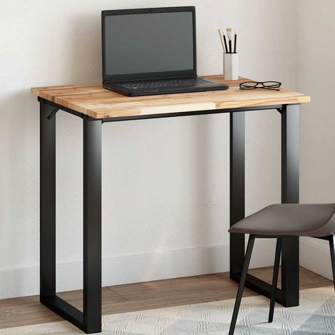 Tischplatte Rechteckig 80x60x2 cm Massivholz Akazie