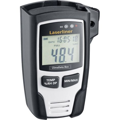 Higrómetro laserliner climadata box interfaz USB alarma