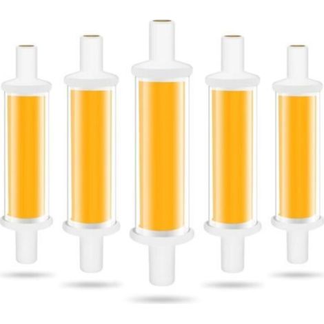 R7S LED Bulb 78mm, 4.2W R7S LED Bulbs 50W Equivalent Halogen Lamp, Warm White Light 3000K 600LM COB R7S LED Tube, Non-Dimmable, 360° Beam Angle, Flicker Free (1/5)