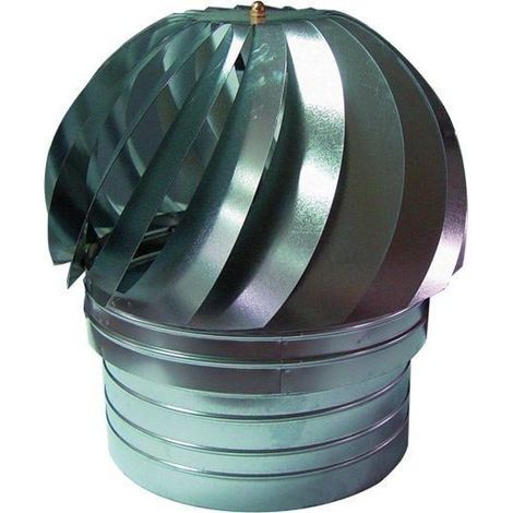 Sombrerete Tubo Estufa Extractor 200Mm Ac Galv Exojo (1/4)