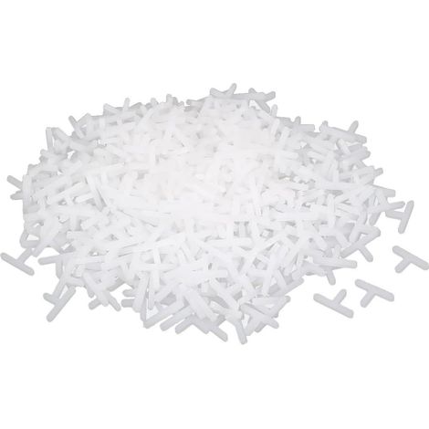 Baguette Bodenfliese Kunststoff T Typ Spacer Outils de Carrelage 3mm Blanc 1000pcs (b098b3e72265379d (1/2)