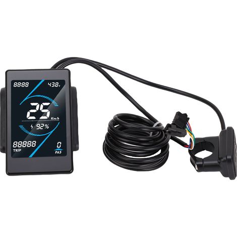 Écran LCD pour vélo électrique T5S, panneau LCD pour trottinette électrique avec connecteur SM 24-72 V pour le cyclisme (1/5)